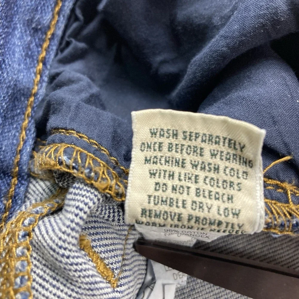 L.L. Bean Classic Fit Denim Bootcut Blue Jeans Women Size 10 Pockets Stretch - Picture 11 of 12